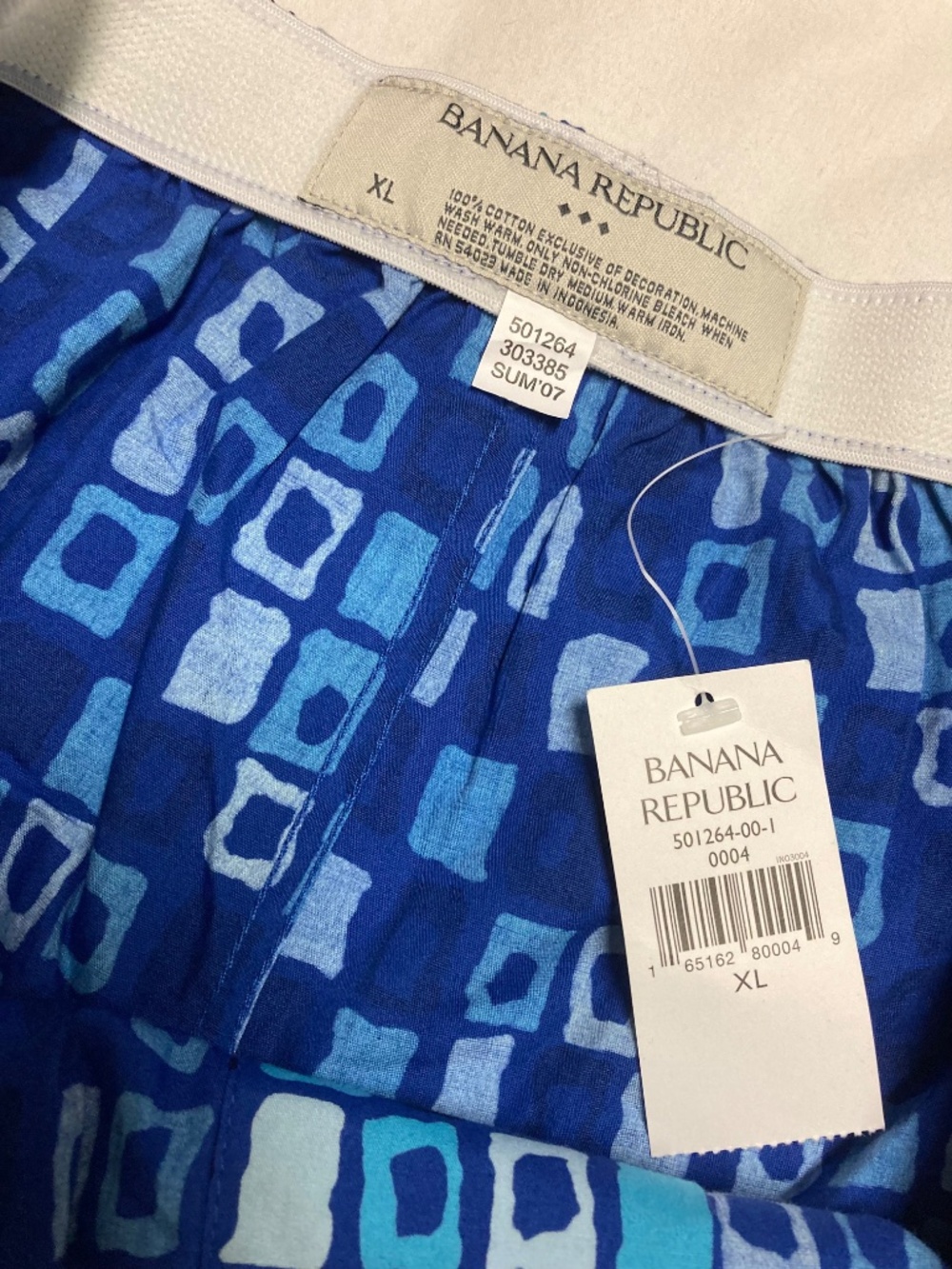 NWT Vintage Banana Republic Boxers Men's XL - Picture 4 of 4